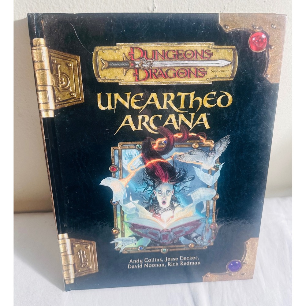 D&D Unearthed Arcana 3.5 Hardcover 2004 First Printing Wizards of the Coast VTG